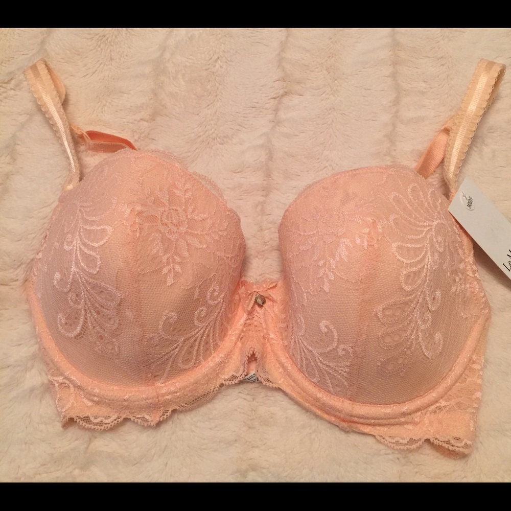 NWT Le Mystere Peach Color Bra